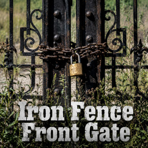 Front Gate by Iron Fence