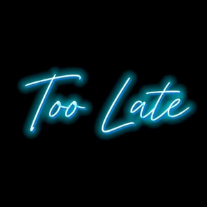 Portada de TOO LATE.