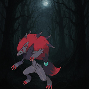 Zoroark, Master of the Midnight Mirage by Rusty Collector