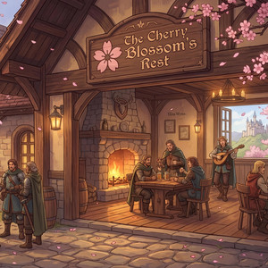 Cherry Blossom's Rest by Elira Wynn