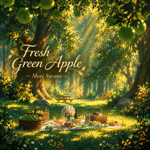 Fresh Green Apple by Mori Sorano