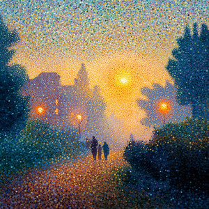 Cosmic Engine Mirage by Step in Dots