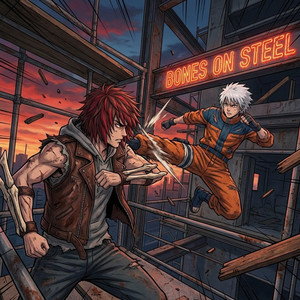 BONES ON STEEL by D'Zis