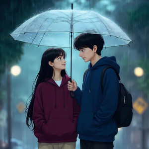 Walking in the rain by Lil-Smoke