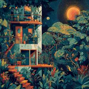 Slow Tape Hills by Serene Circuit Poet