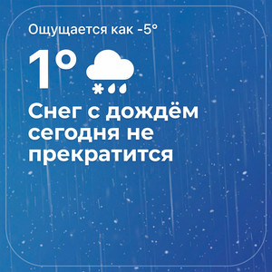 снег с дождём сегодня не прекратится by чокоипай