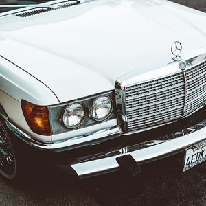 White Mercedes by Mason Dane