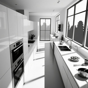 The Long Kitchen by EARNESS BUDIMAN