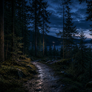 Night Forest by Ørlund