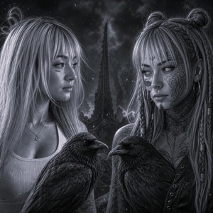HUGINN & MUNINN by Zeii Lill