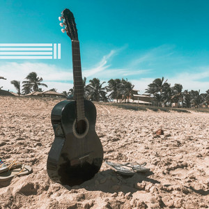 Friedliche Gitarren- und Meeresgeräusche