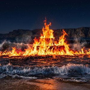 Fire and tide by Highland Spirit, AkramUg