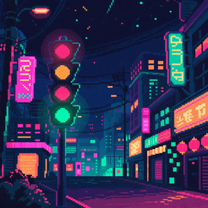 Loud Nights Restless Lights Signal by ERISETYA DDVQG0