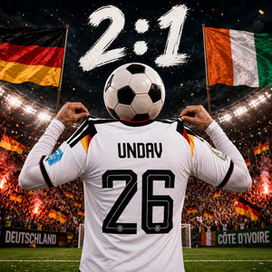 Deutschland - Elfenbeinküste - 2. Gruppenspiel WM 2026 by Fußball im Kopf