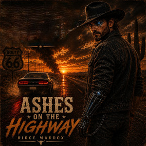 Ashes on the Highway by Ridge Maddox
