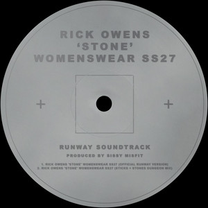 RICK OWENS 'STONE' WOMENSWEAR SS27 - STICKS + STONES DUNGEON MIX by SISSY MISFIT