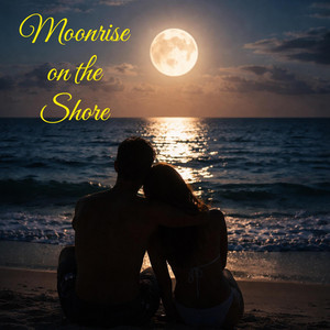 Moonrise on the Shore by Sarah's Living Text