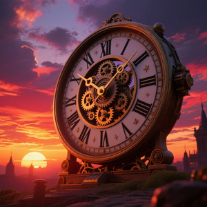 The Clock That Counts the Last Sunset by ALEX SANDRA