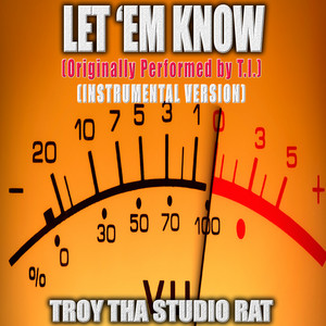 Let Em Know - Instrumental Version by Troy Tha Studio Rat