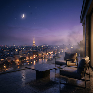Writing by Seine River by Parisian Terrace