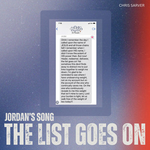 The List Goes On (Jordan's Song) by Chris Sarver