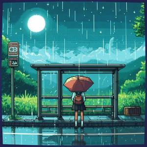 Pixel Rain by Kazori
