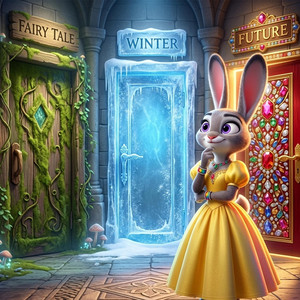 Judy, Jinu and Rumi: Choose the Right Door by Kitsunna