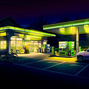 Night Service Station by Voltage Drive