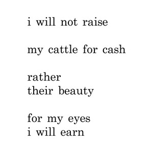 cattle by hallway poems