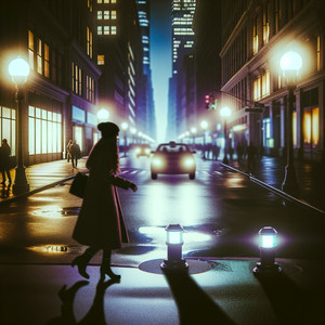 The last streetlight on 42nd by Vantez