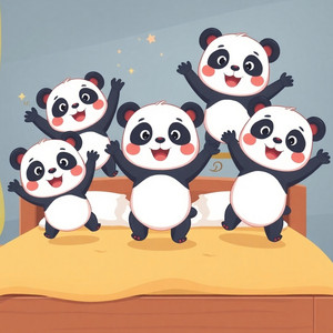 Співаночка Колиханочка — П'ять панд