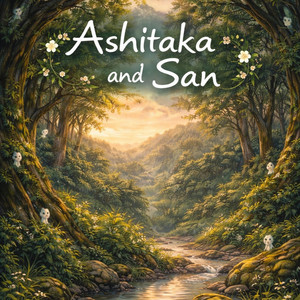 Ashitaka and San by Austin Flix