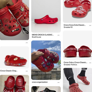 Red Crocs by PROD VINZIANO