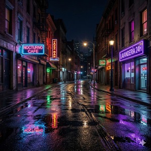 City Neon Rain by DJ eanh