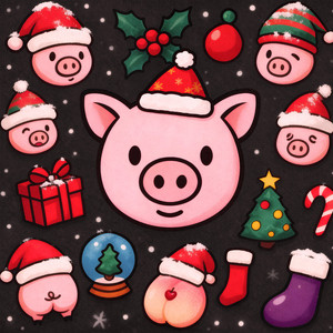 кьюаркод - мери мери крисмас (писи, жопки, сиськи)