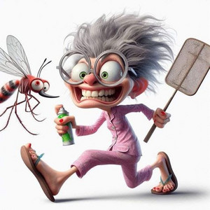 Mosquito molestoso by Liora Sunny