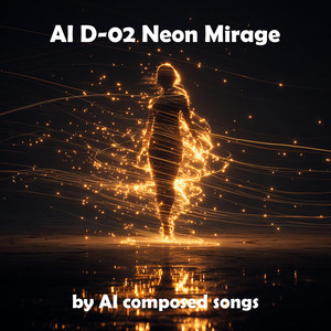 AI D-02 Neon Mirage by AI composed songs