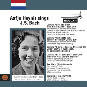 Aafje Heynis Sings J. S. Bach album