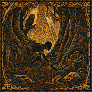 the shaman presses an ear to the soil and listens by Veldt & Vine