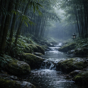 pearjaAi - Soft Rain Garden