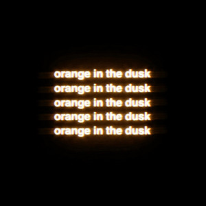orange in the dusk by KAYRO