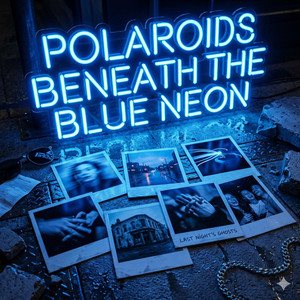 Polaroids Beneath the Blue Neon by TITI MUSIC HEAT