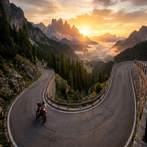 Motociclisti All'alba by Moggi Biker