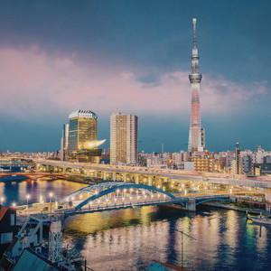 Midnight Shibuya Lights by Noah and Neoh