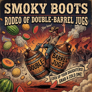 Rodeo Of Double-Barrel Jugs by Smoky Boots