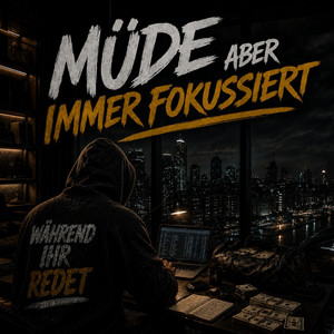 Müde aber immer fokussiert by Während ihr redet