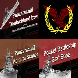 Mighty Deutschland Ship of War (Panzerschiff Deutschland / Lützow) by PotestasLunae
