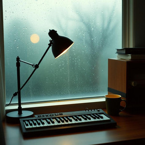 Desk Lamp Rain by Cocoa Static