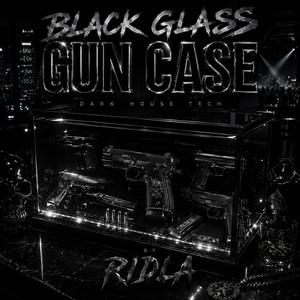Black glass gun case by RIDLA