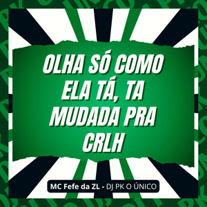 DJ PK O Único & MC Fefe Da ZL - Olha Só Como Ela Tá, Ta Mudada pra Crlh